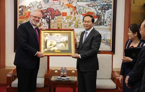 Bộ trưởng Bộ Công an tiếp Đại sứ Hoa Kỳ nhân kết thúc nhiệm kỳ tại Việt Nam  - ảnh 1